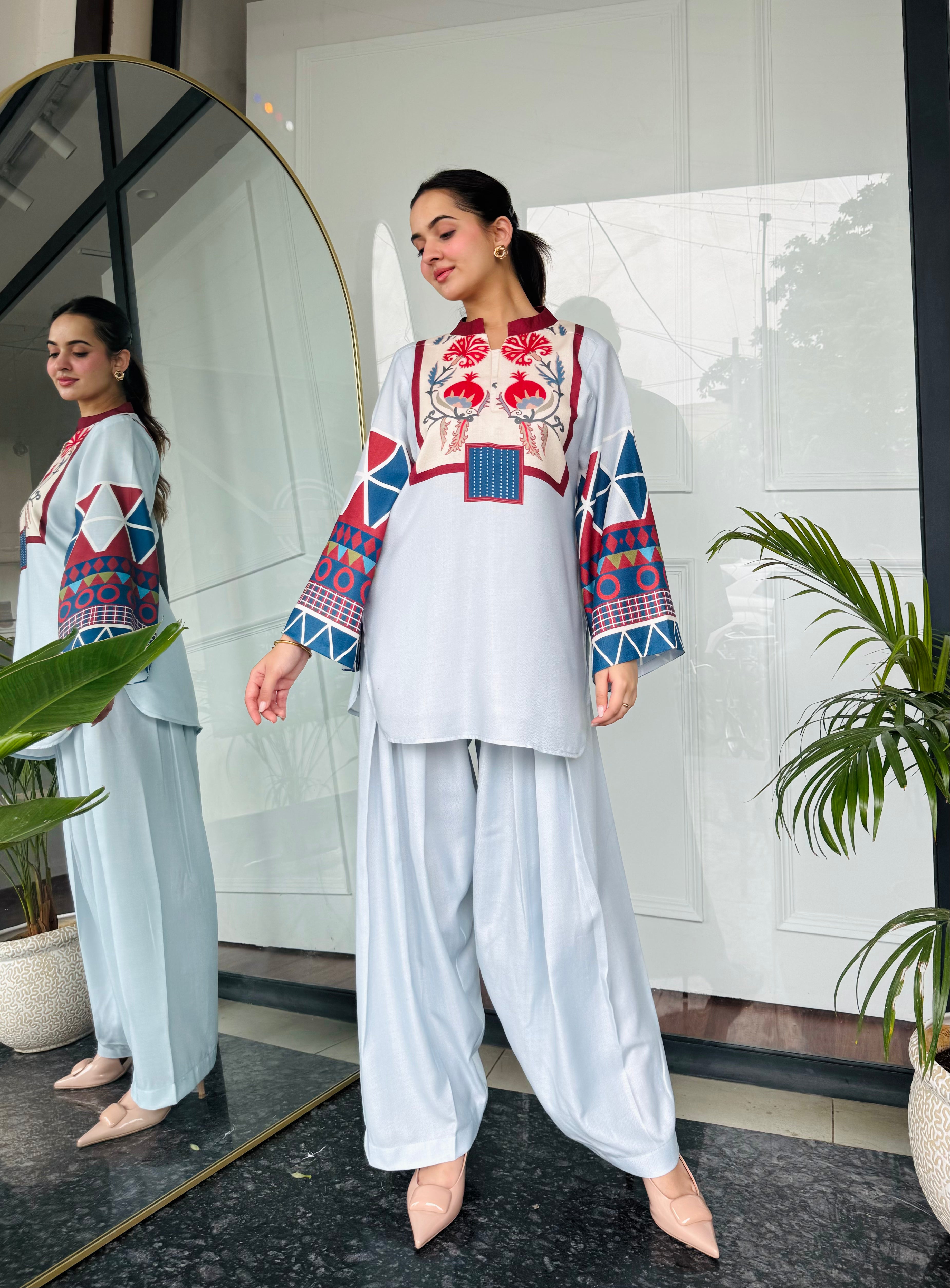 Blue Essence Kurta Set
