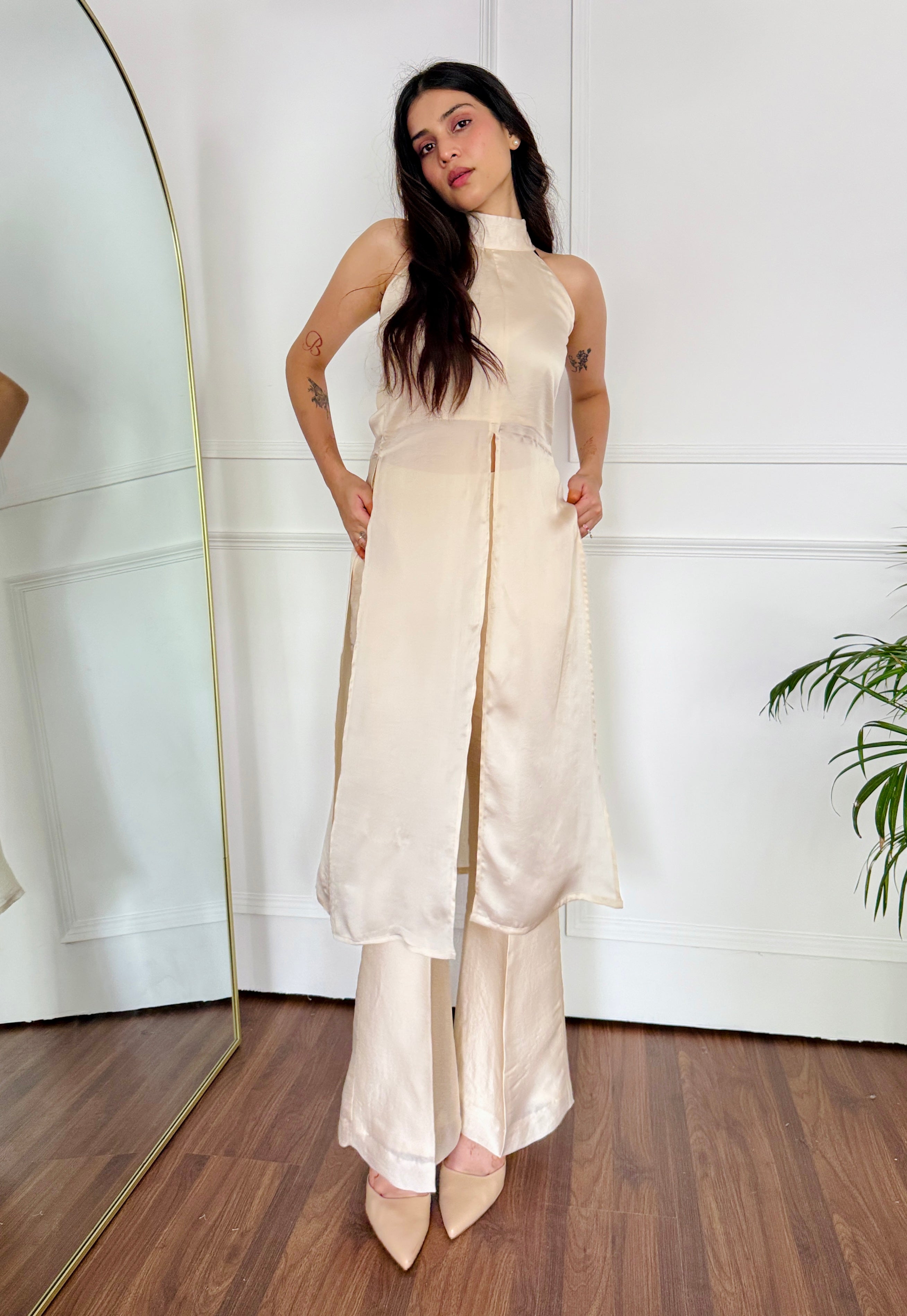 Surreal Ivory Co-ord Set