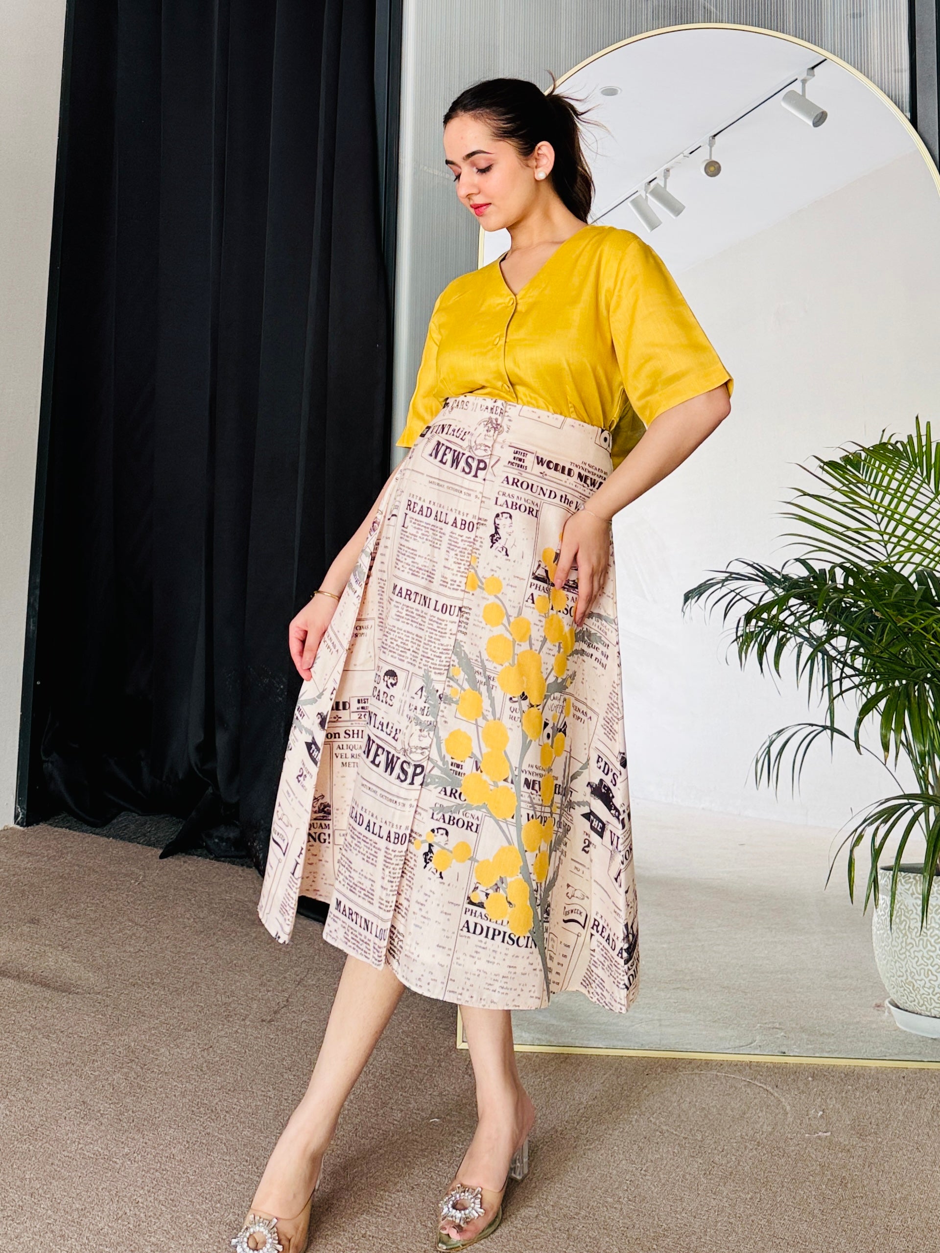 Sunset Swirl Skirt Set