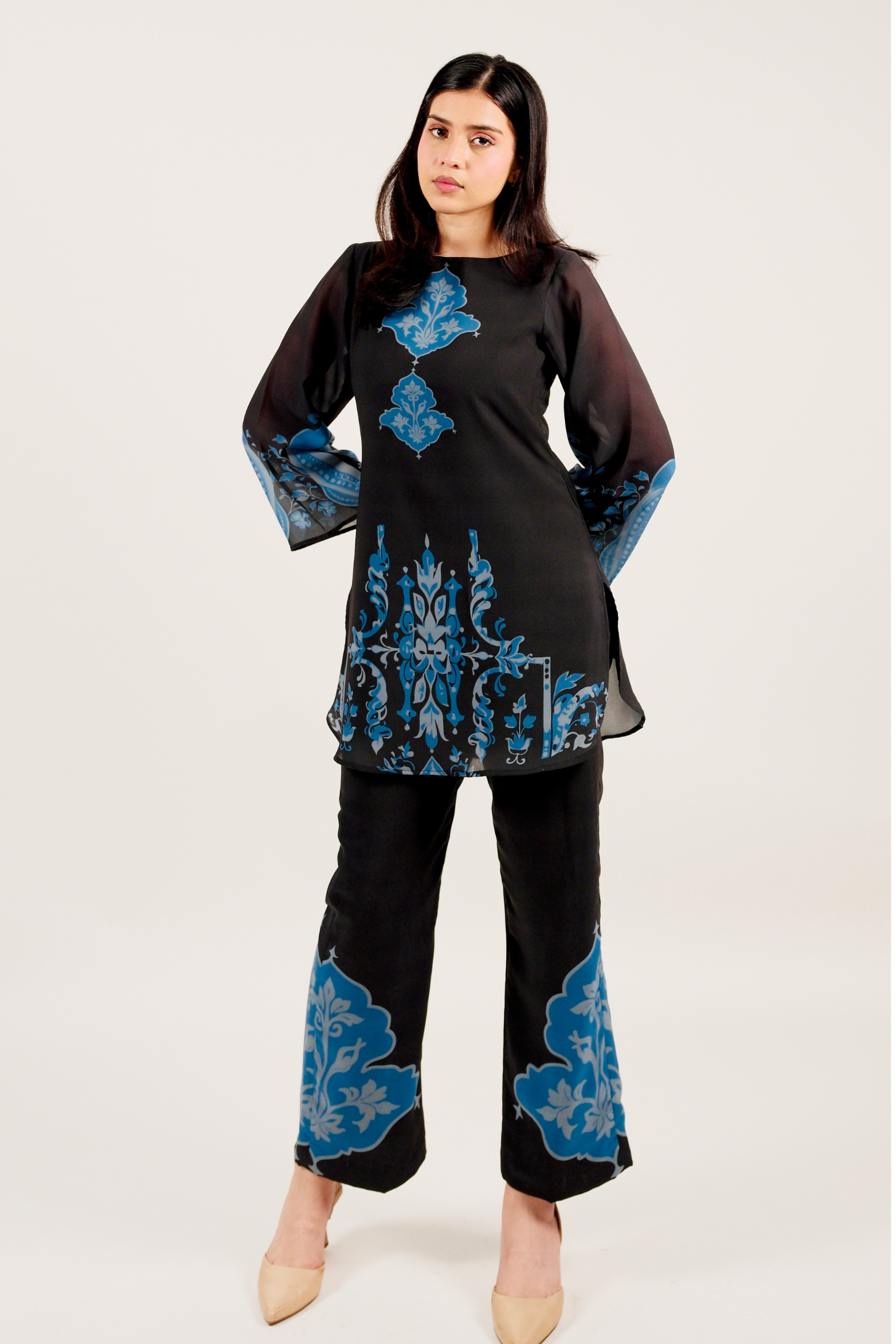 Blue Breeze Kurta Set