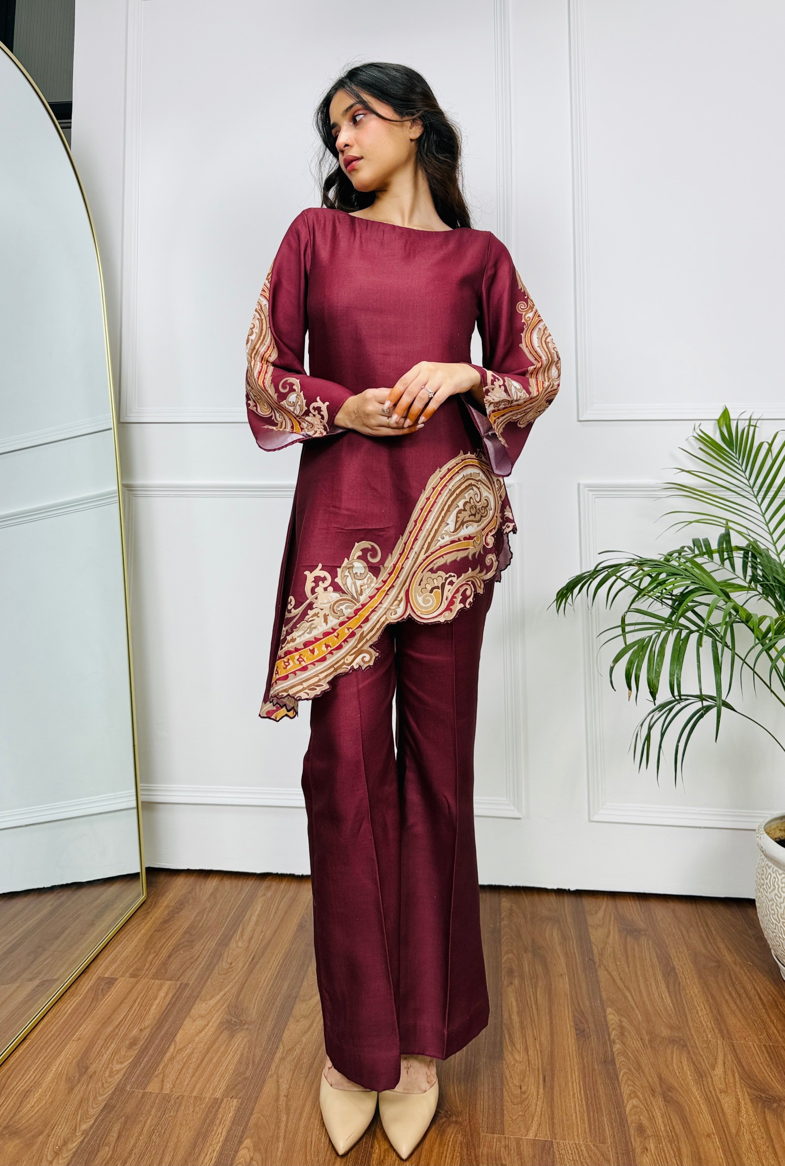 Paisley Rouge Co-ord Set