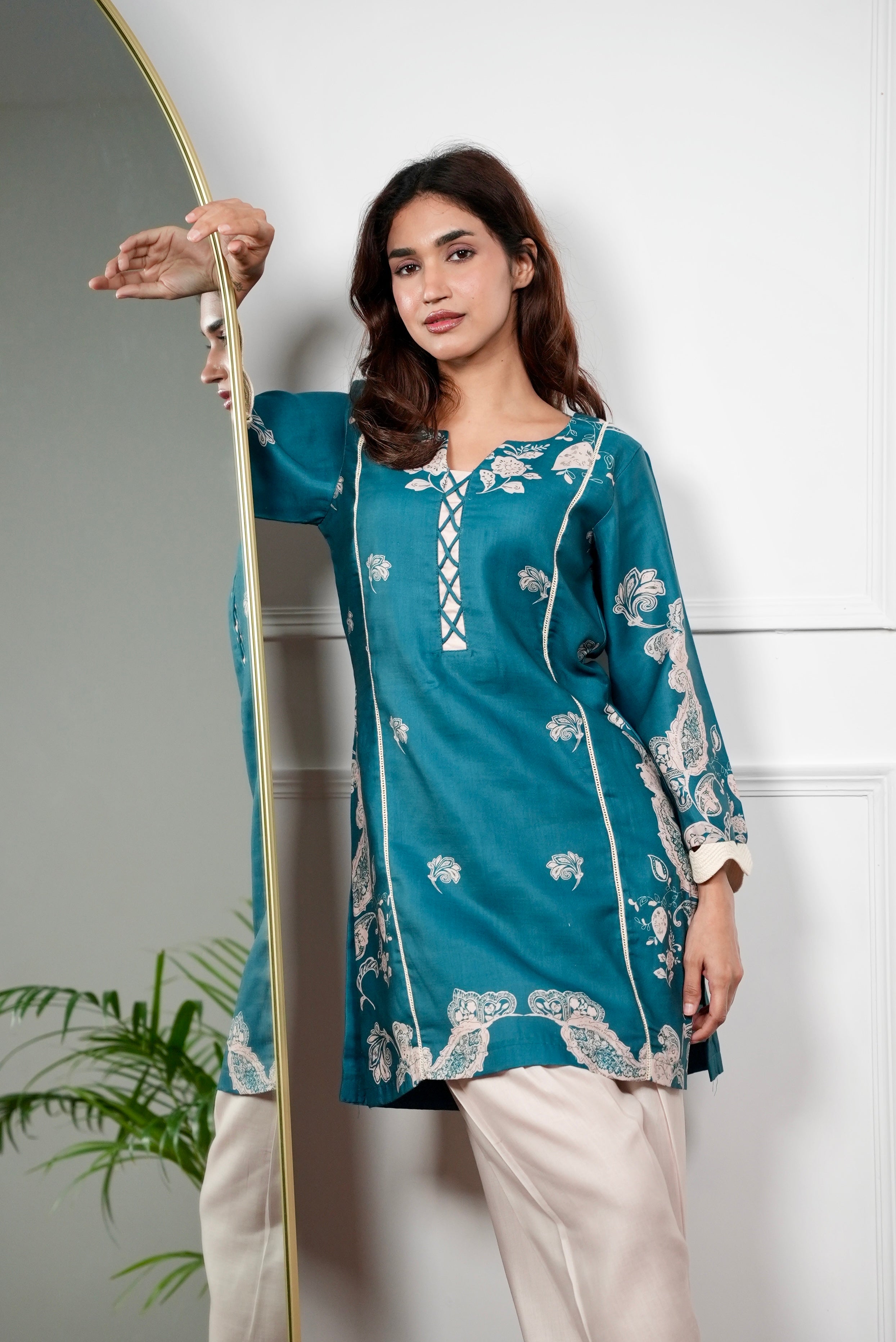 Emerald Paisley Kurta Set
