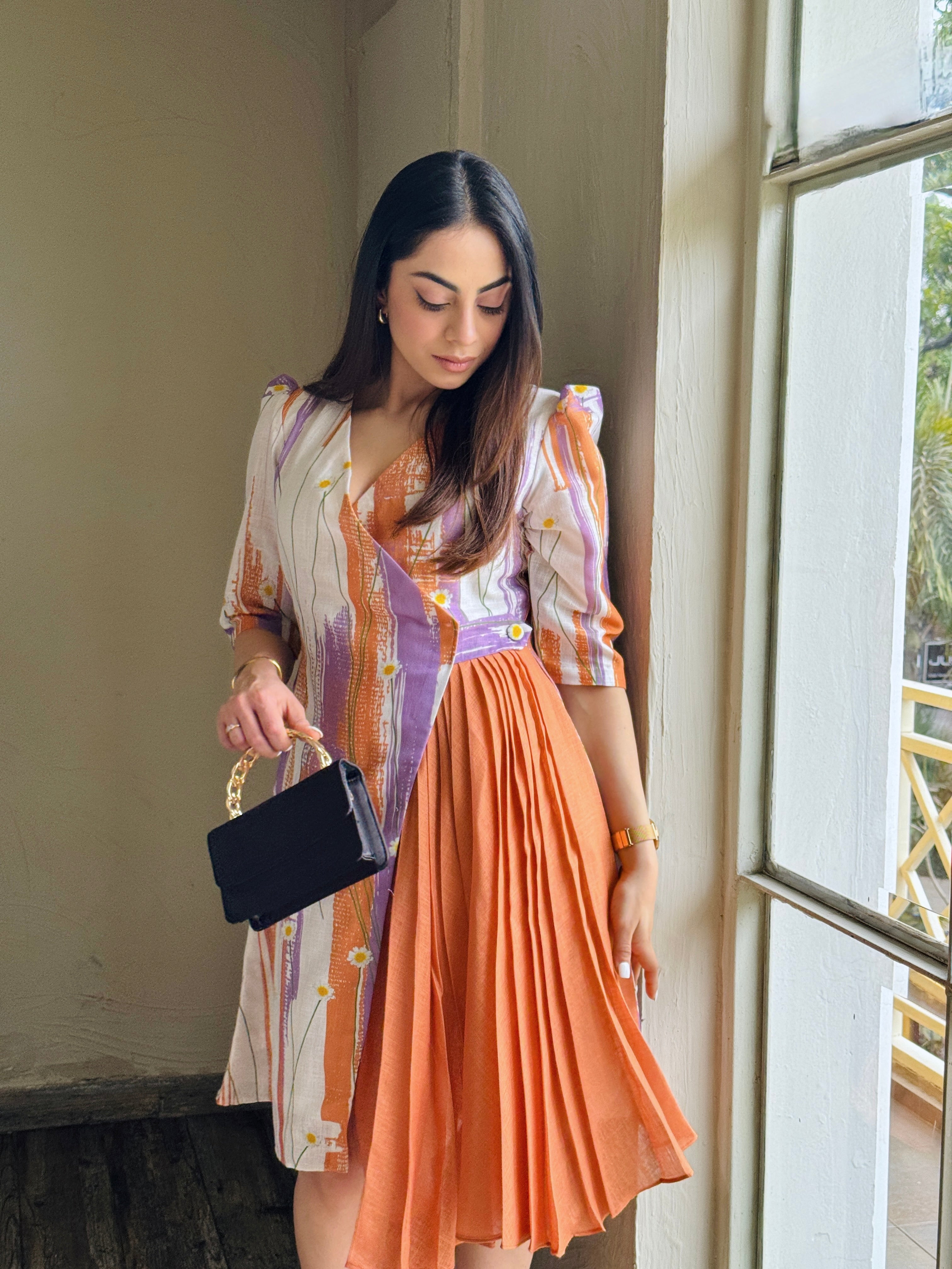 Emily Linen Midi Dress