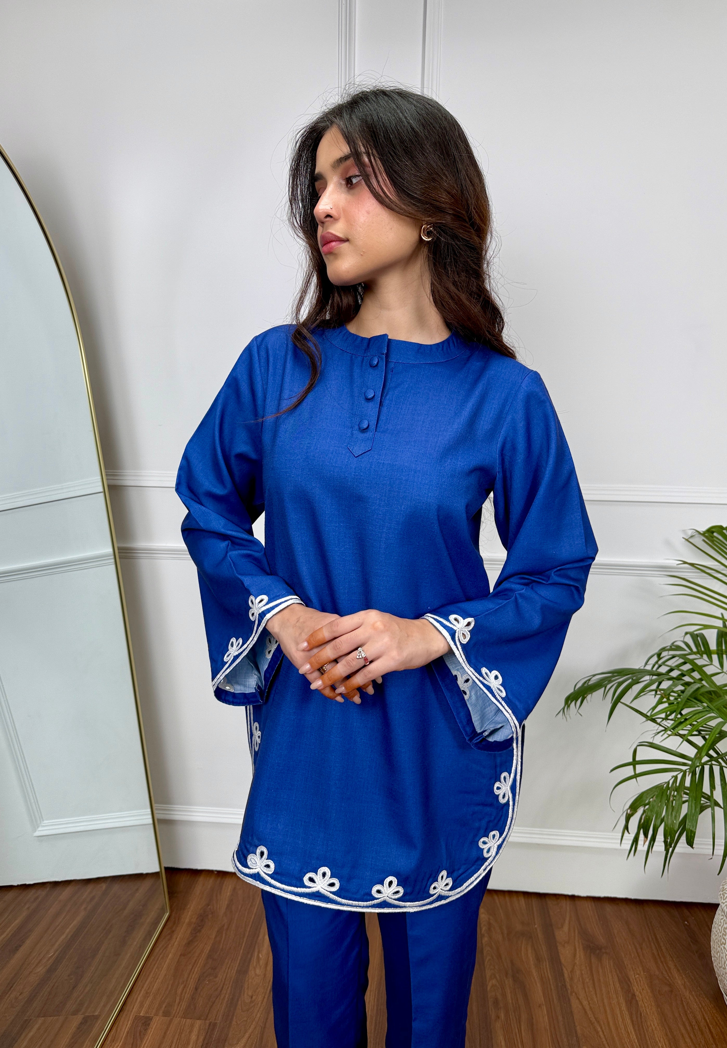 Denim Dastan Kurta Set