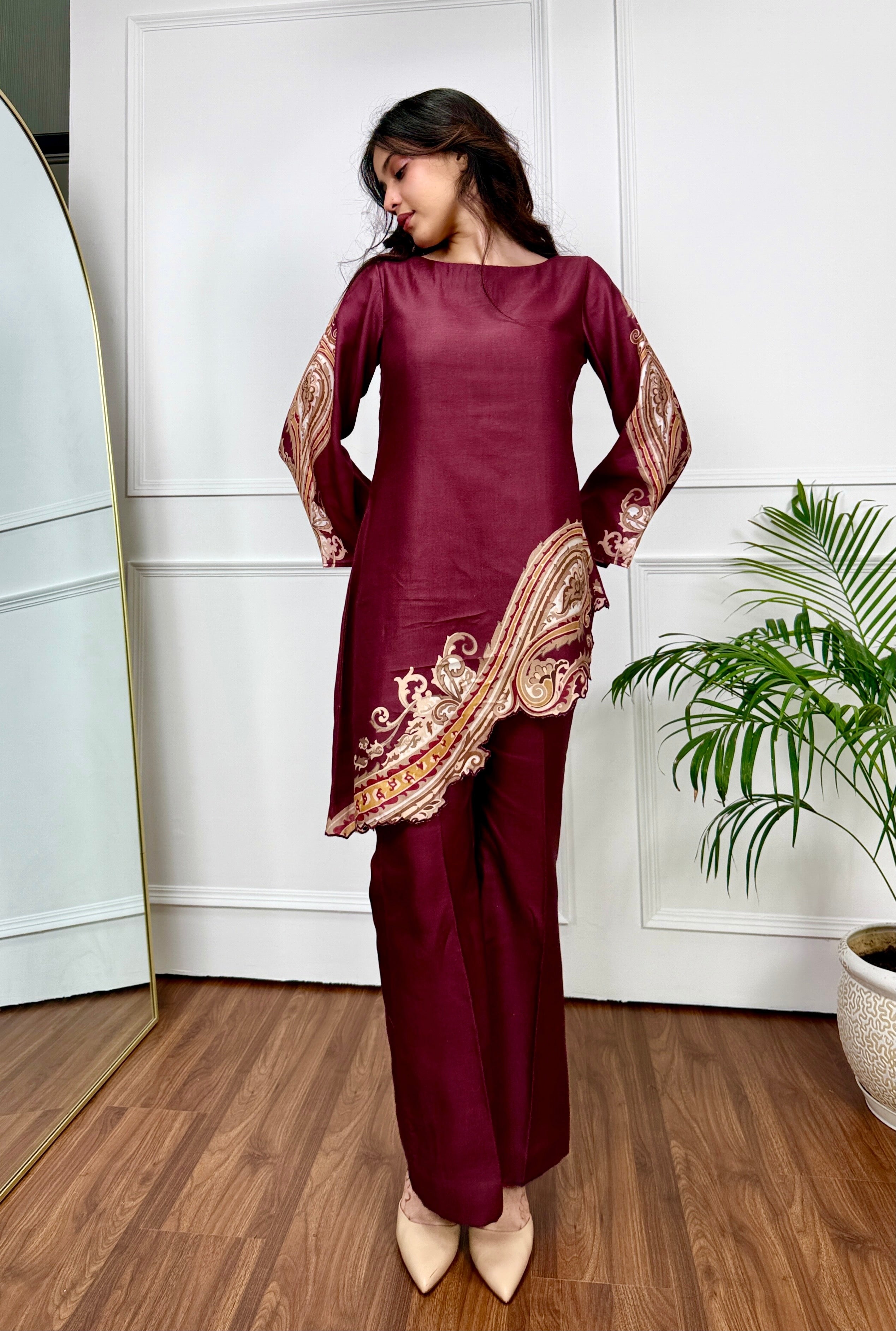 Paisley Rouge Co-ord Set