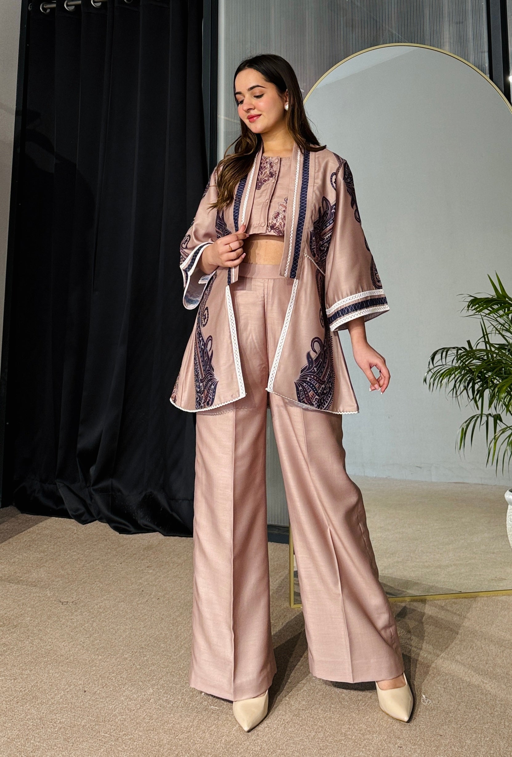 Mocha 3 Piece Co Ord Set