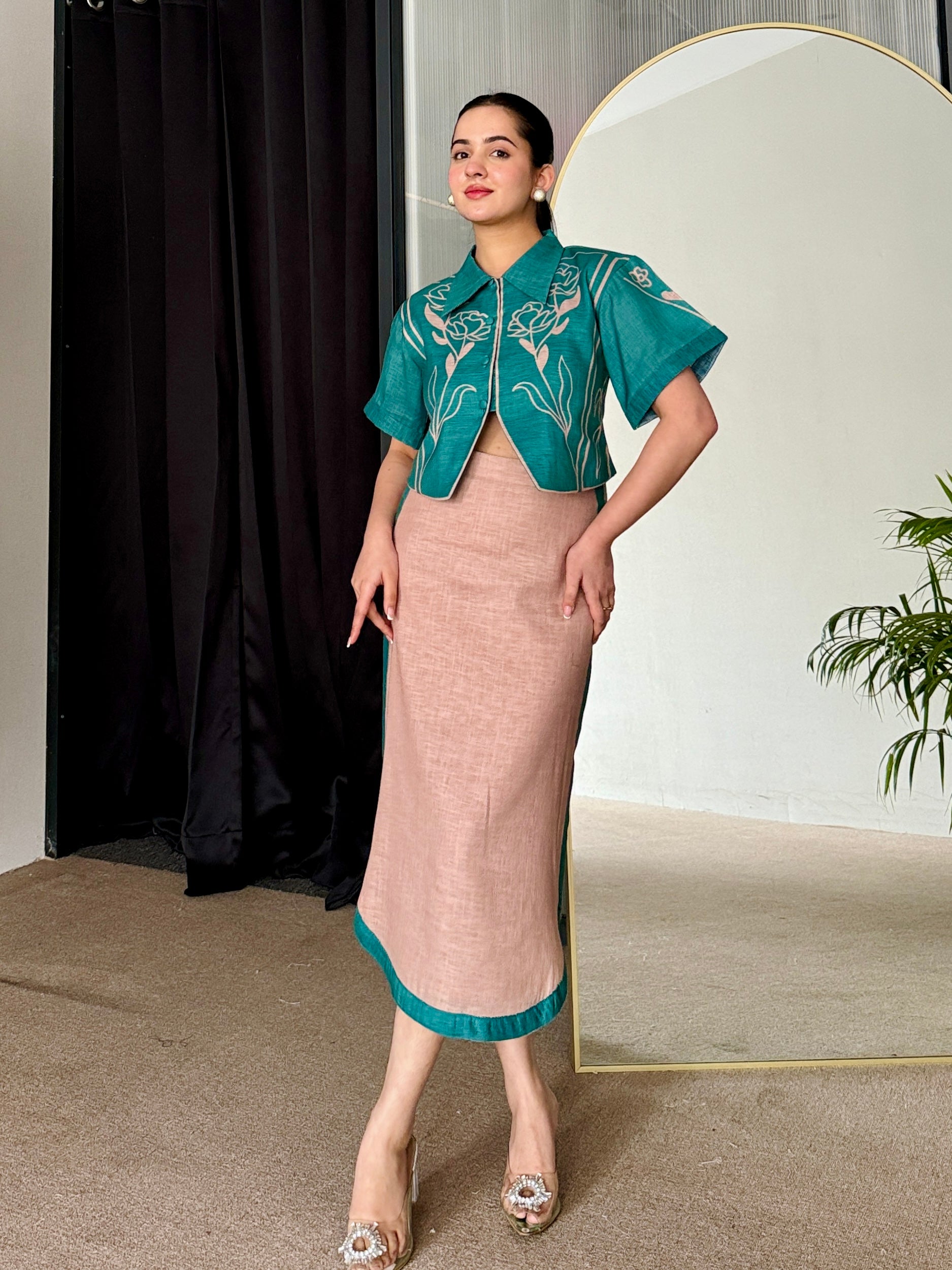 Fern Fawn Skirt Set