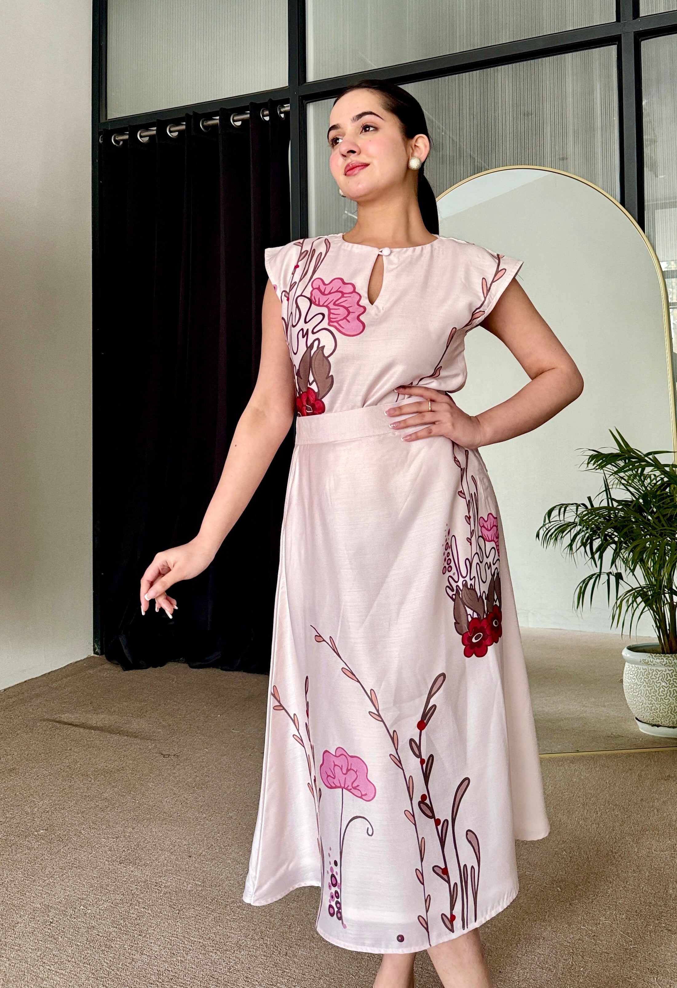 Blush Bloom Skirt Set