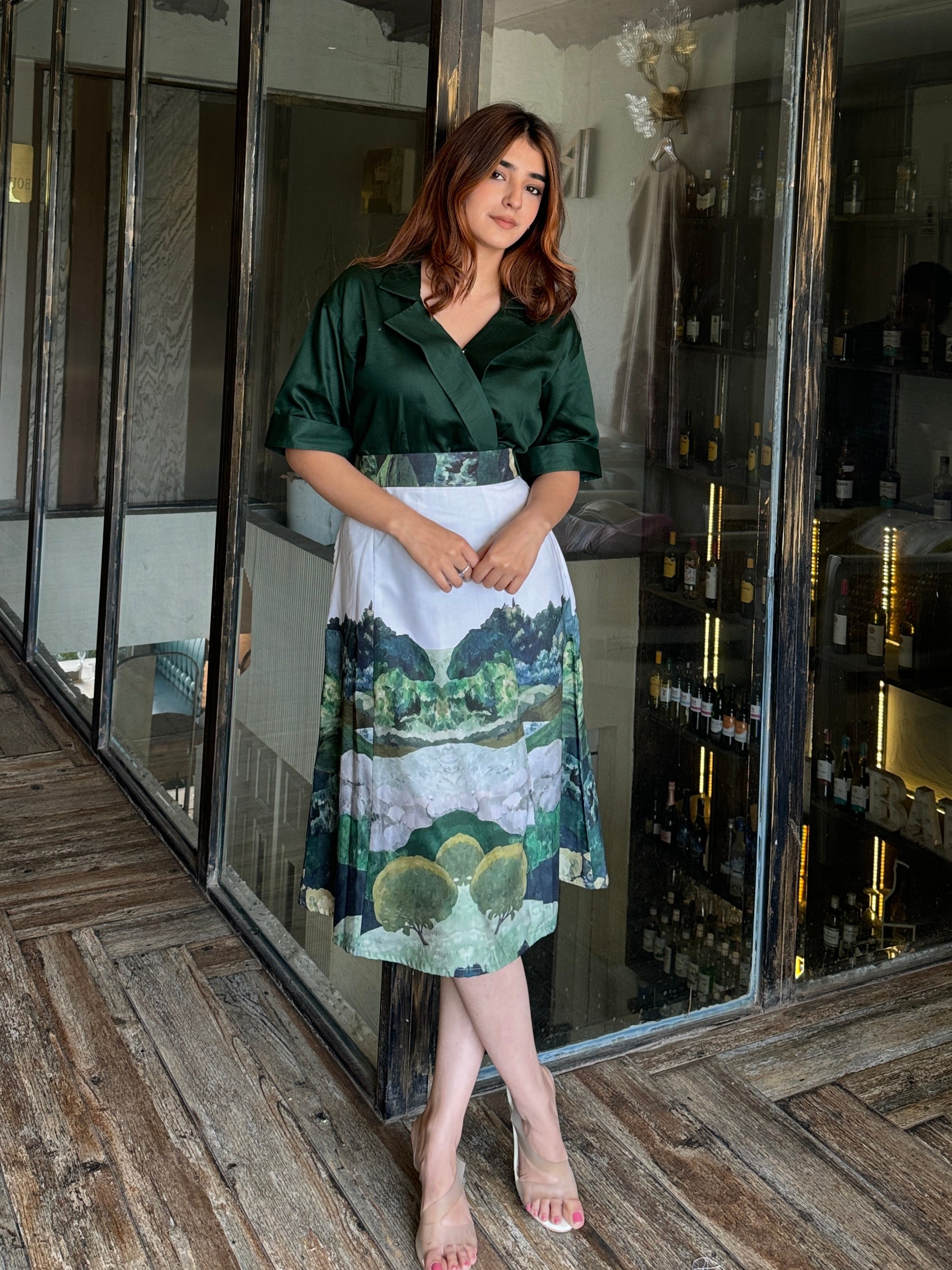 European Style Skirt Set