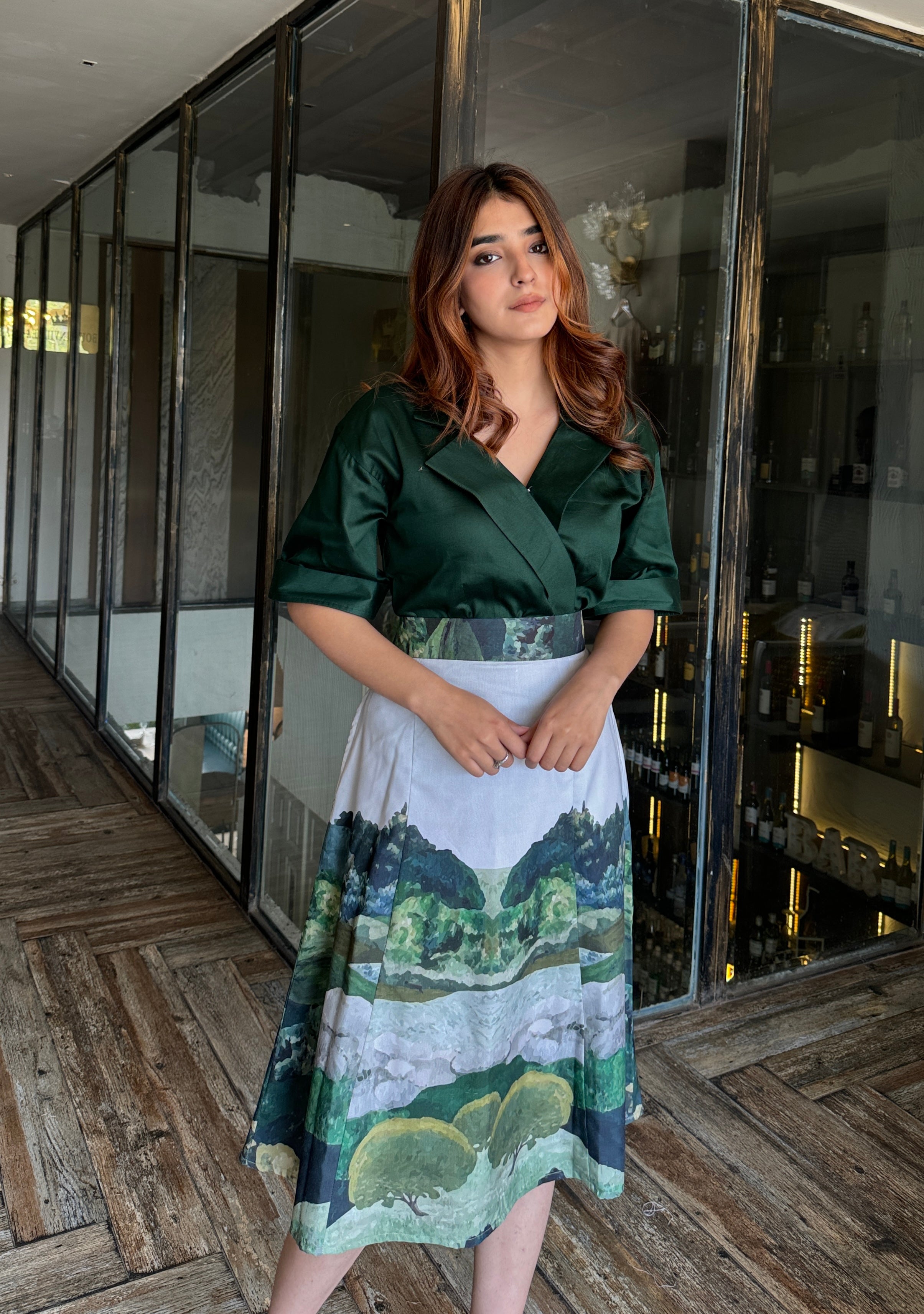 European Style Skirt Set