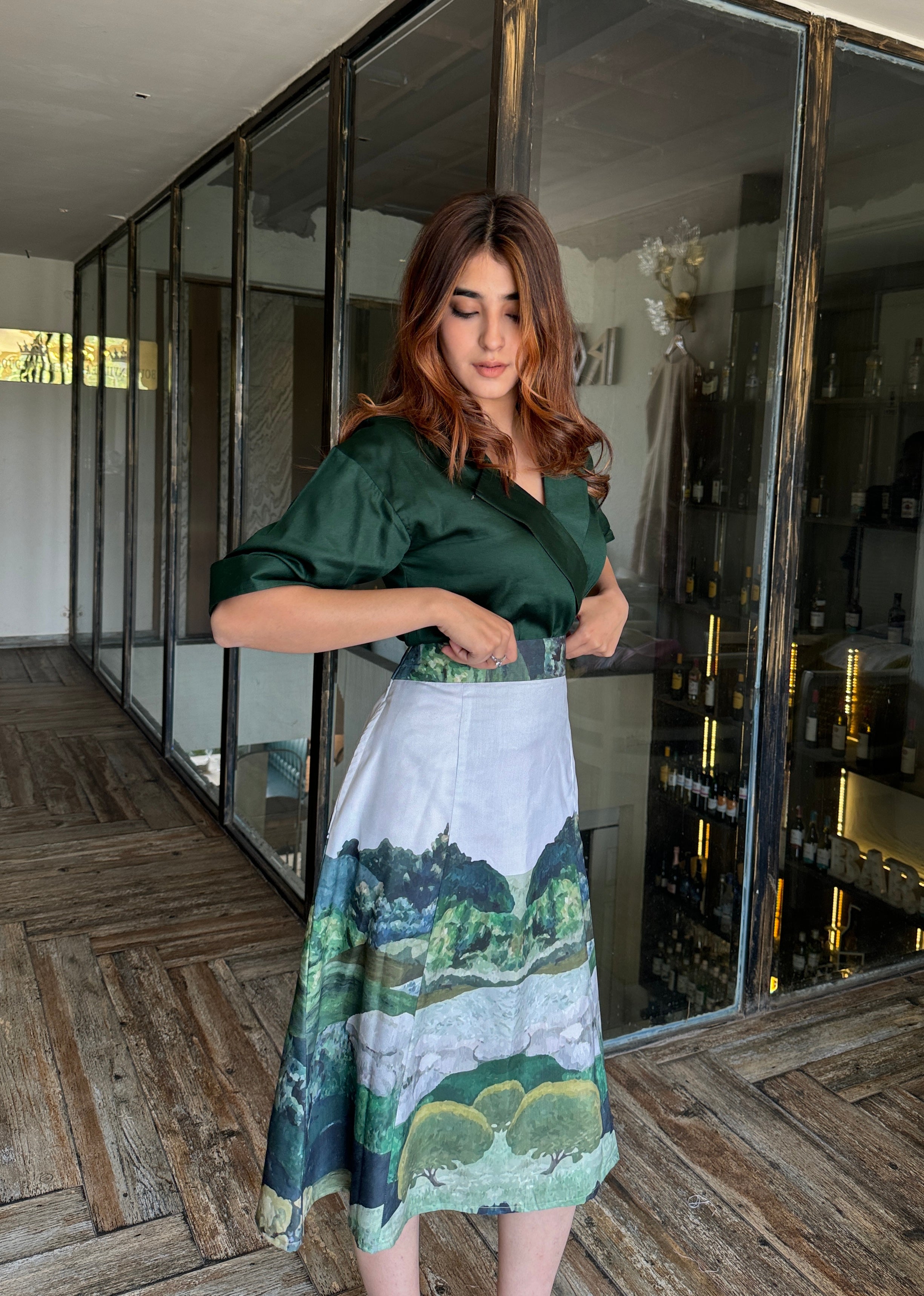 European Style Skirt Set
