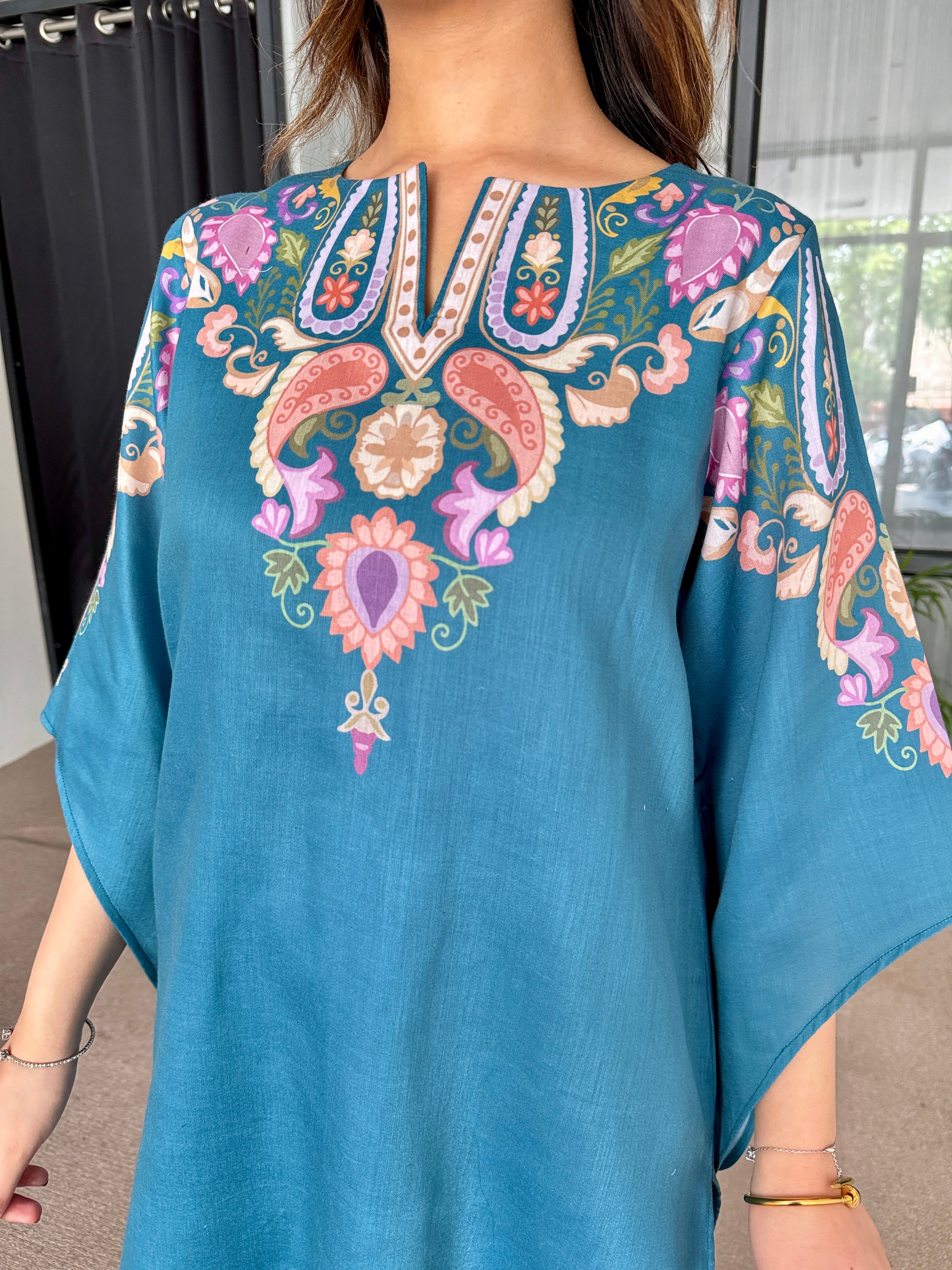 Teal Bloom Co-ord Set