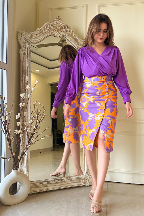 Taylor Floral Skirt Set