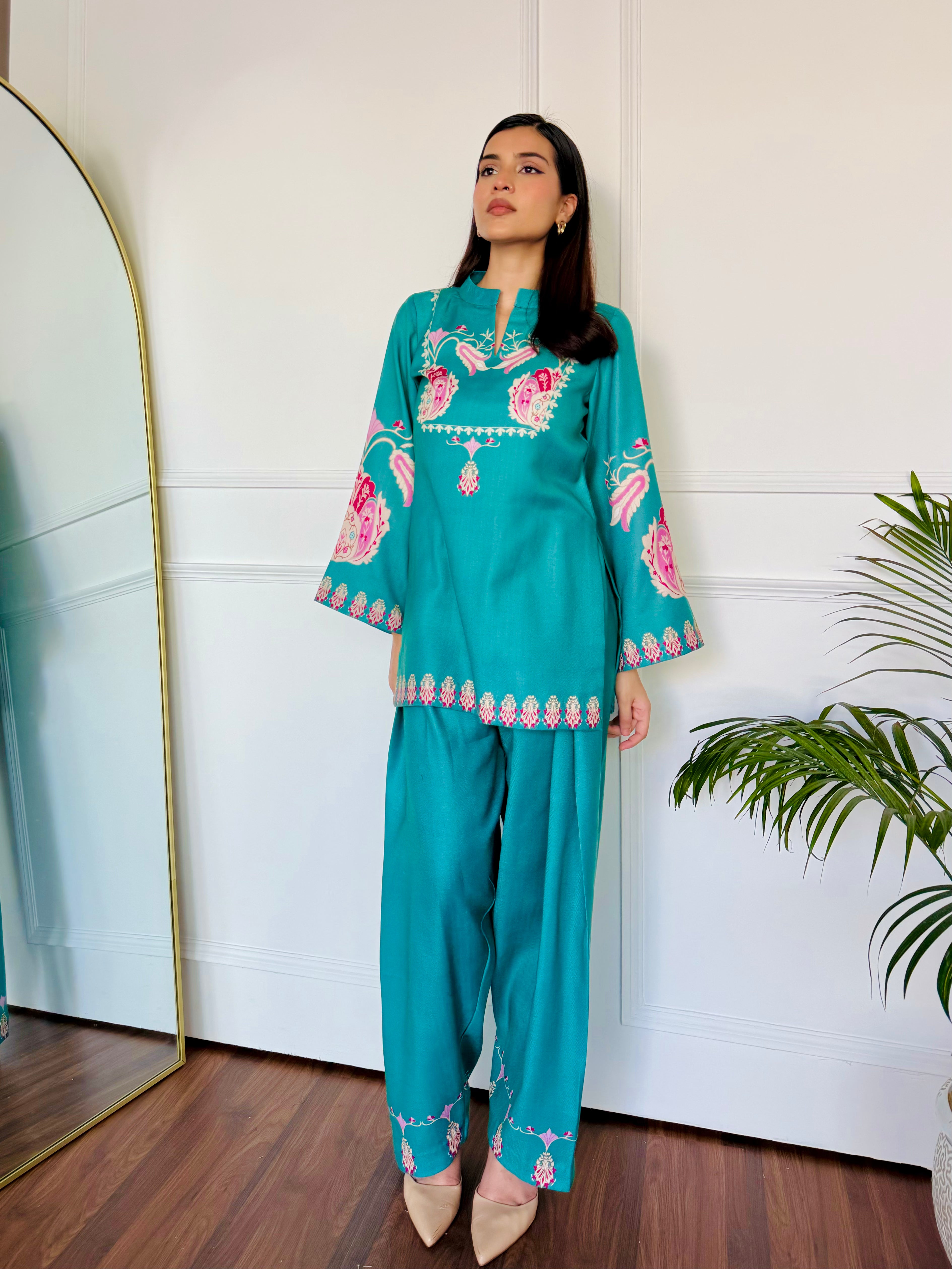 Green Serenity Kurta Set