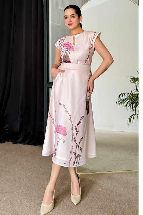 Blush Bloom Skirt Set