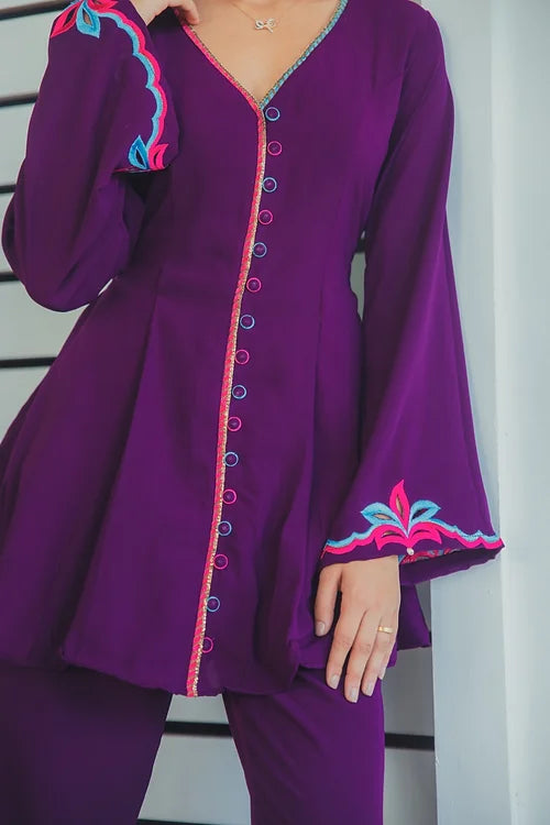 Purple Fusion Co Ord Set