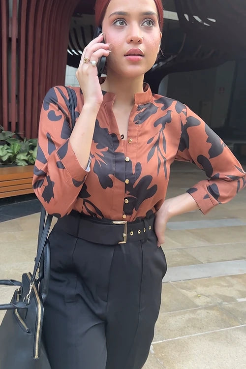 Classy Brown Shirt