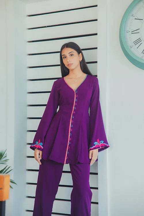 Purple Fusion Co Ord Set