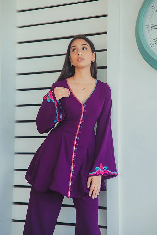 Purple Fusion Co Ord Set