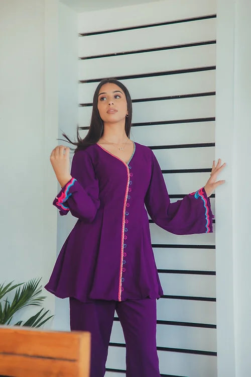 Purple Fusion Co Ord Set