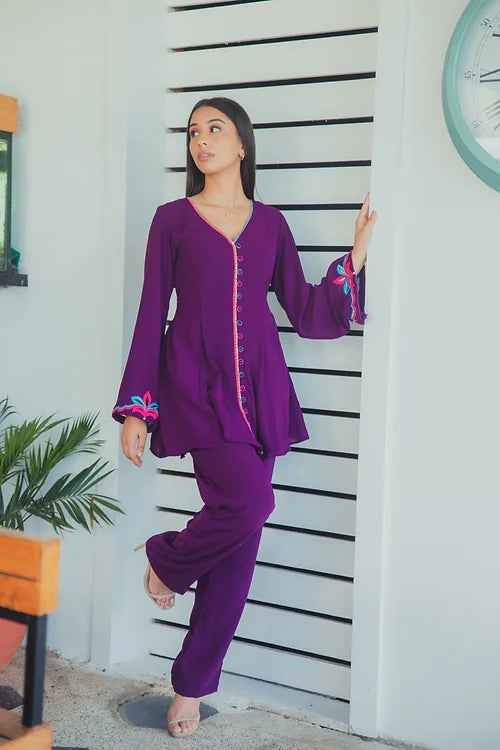 Purple Fusion Co Ord Set
