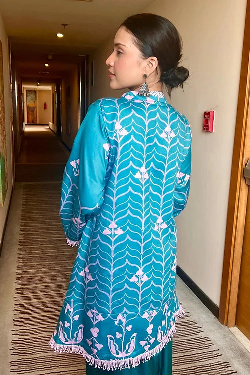 Ayesha Flared Pakistani Kurta Set