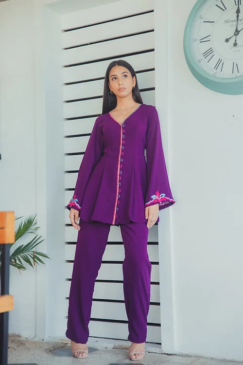 Purple Fusion Co Ord Set