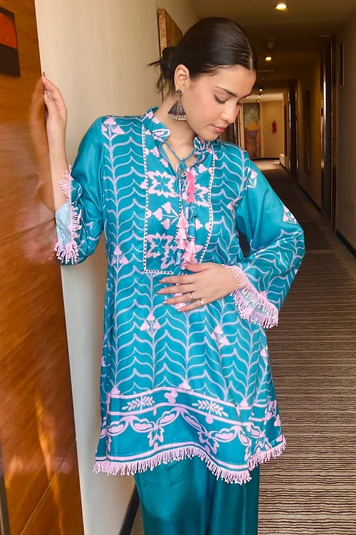 Ayesha Flared Pakistani Kurta Set