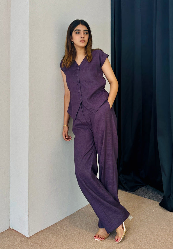 Eva Formal Linen Coord