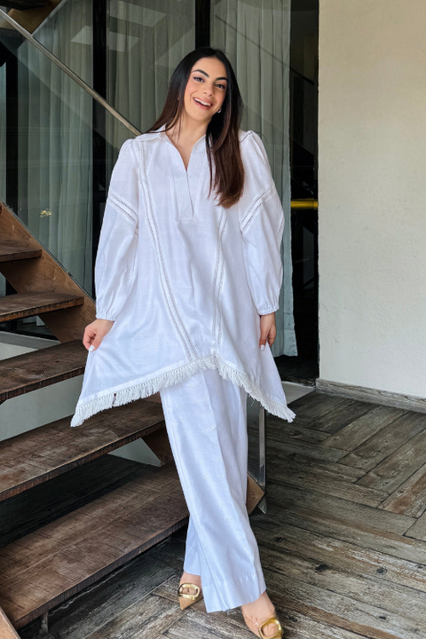 All White Kurta Set