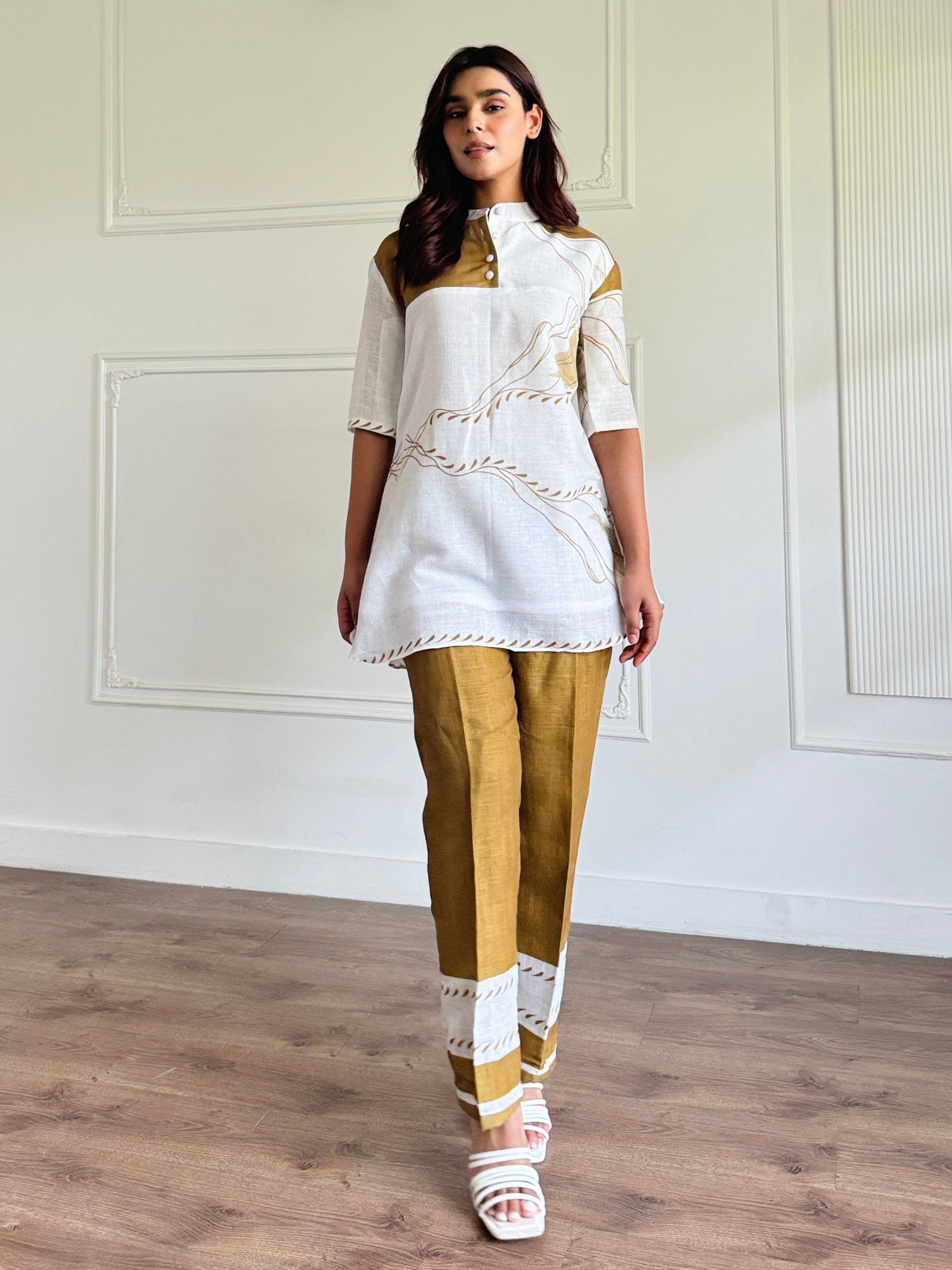 Relaxed White Summer Co-ord Set
