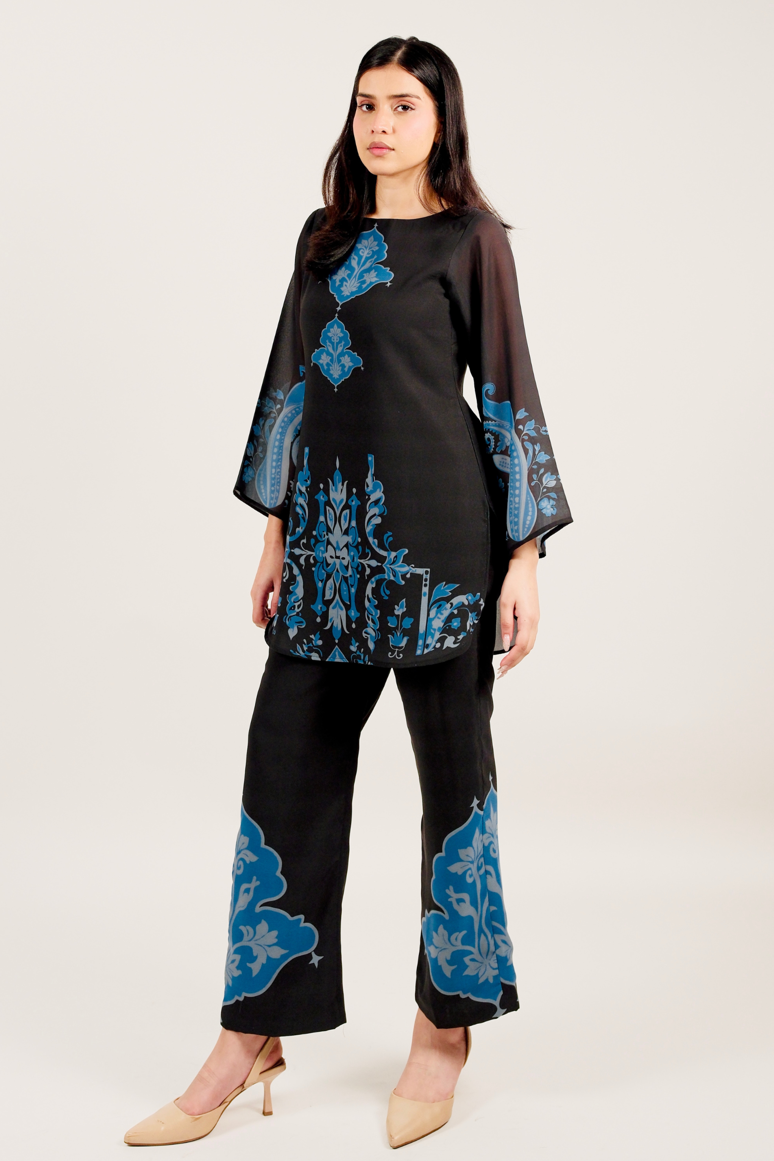 Blue Breeze Kurta Set