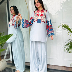 Blue Essence Kurta Set