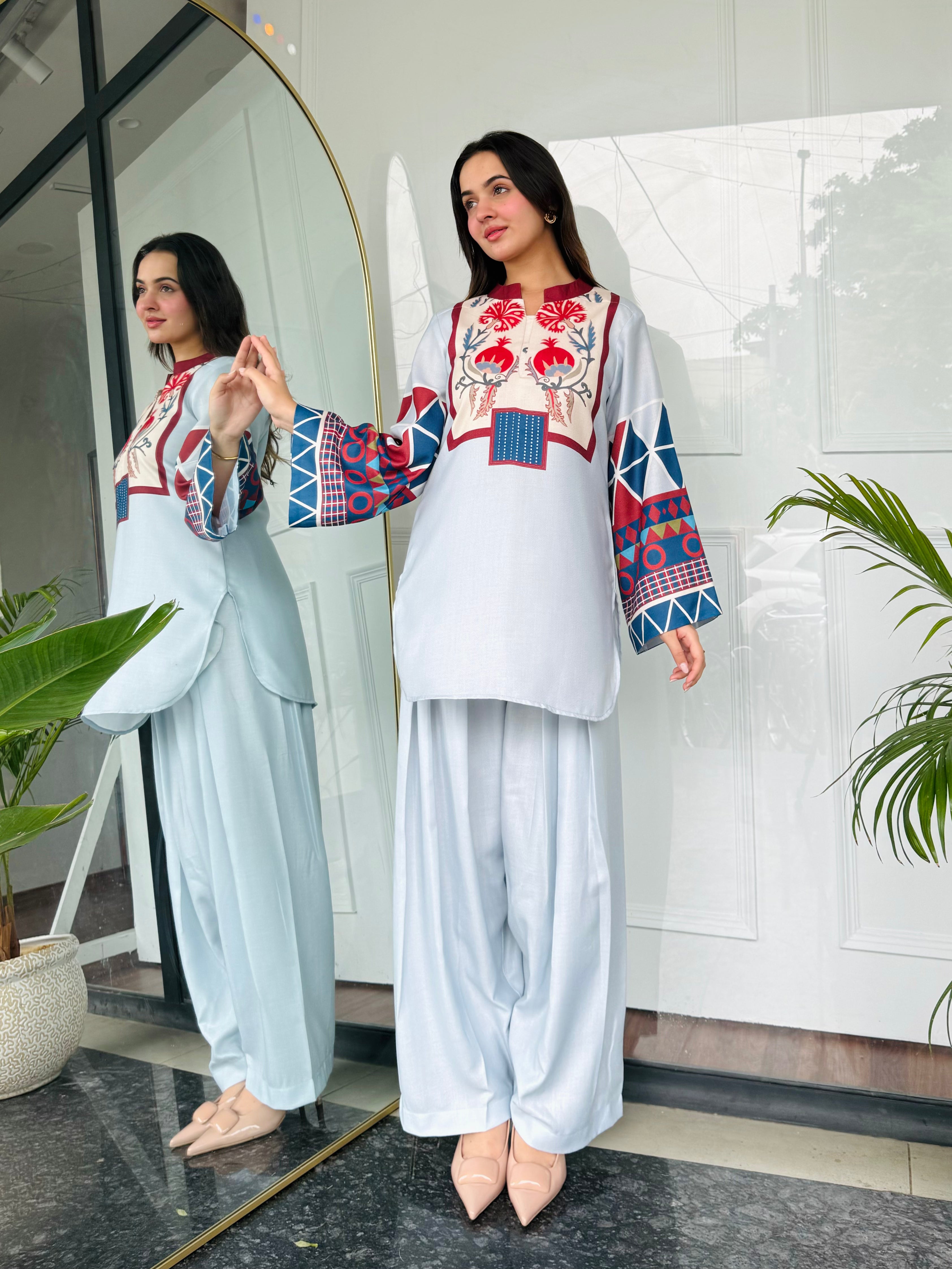 Blue Essence Kurta Set