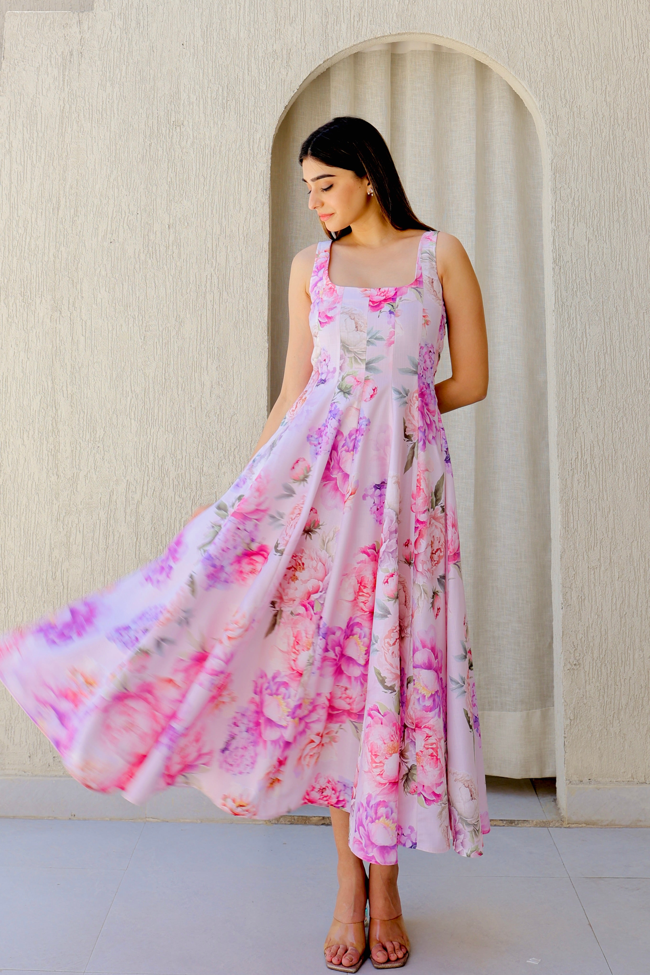 Pink Bloom Summer Dress