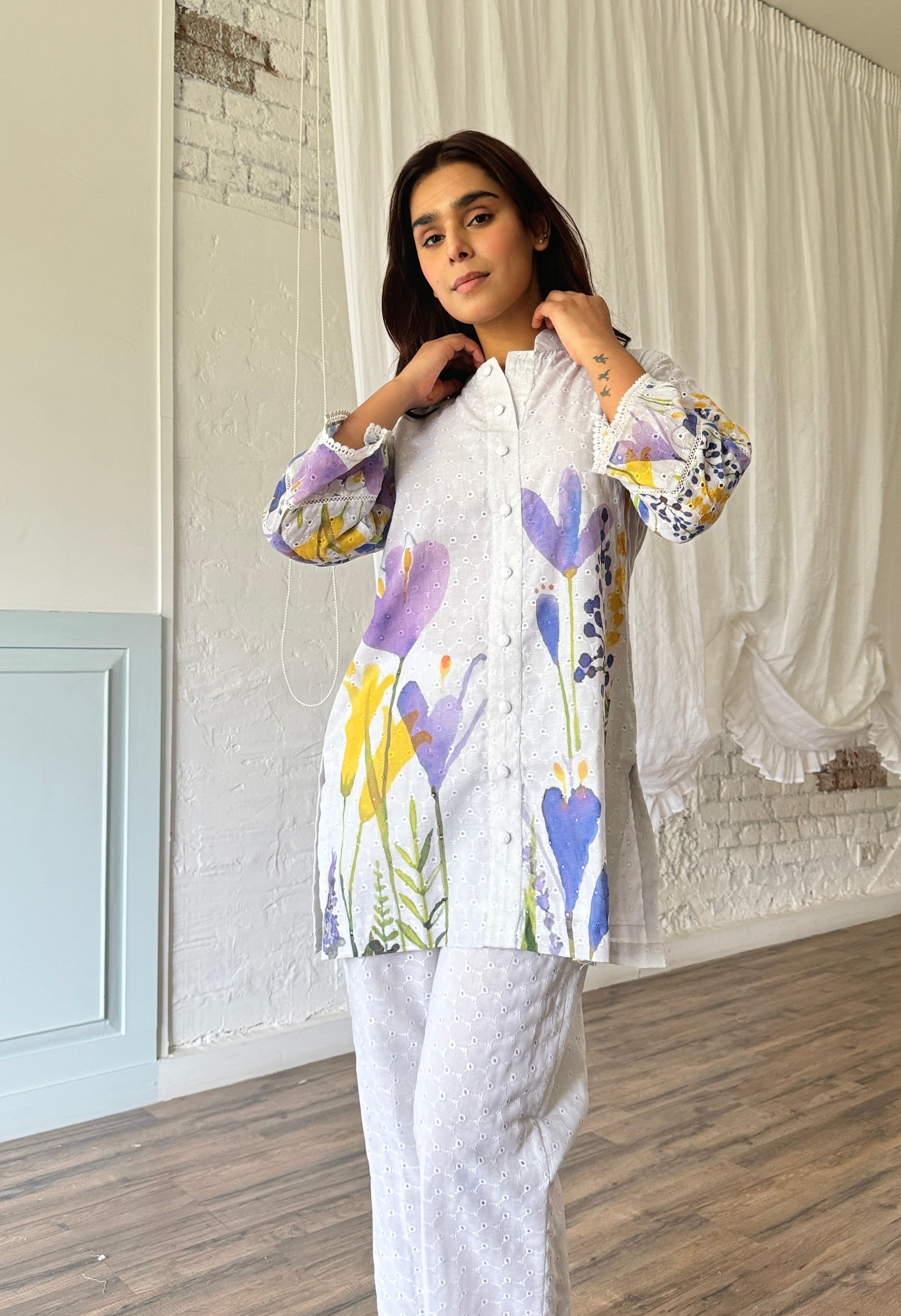 Amaira Floral Schiffi Summer Coord