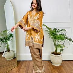Mustard Mirage Kurta Set