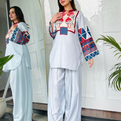 Blue Essence Kurta Set