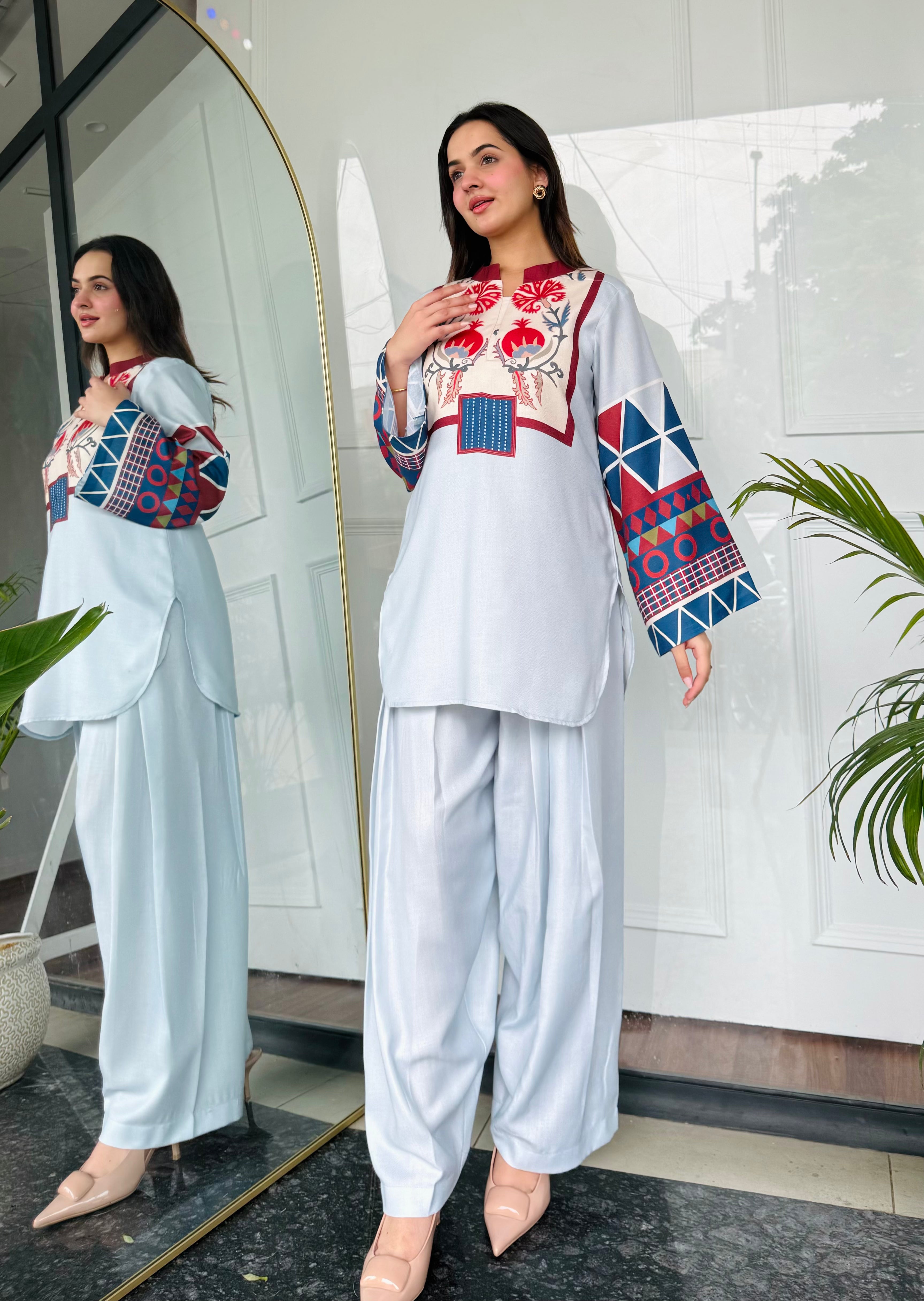 Blue Essence Kurta Set