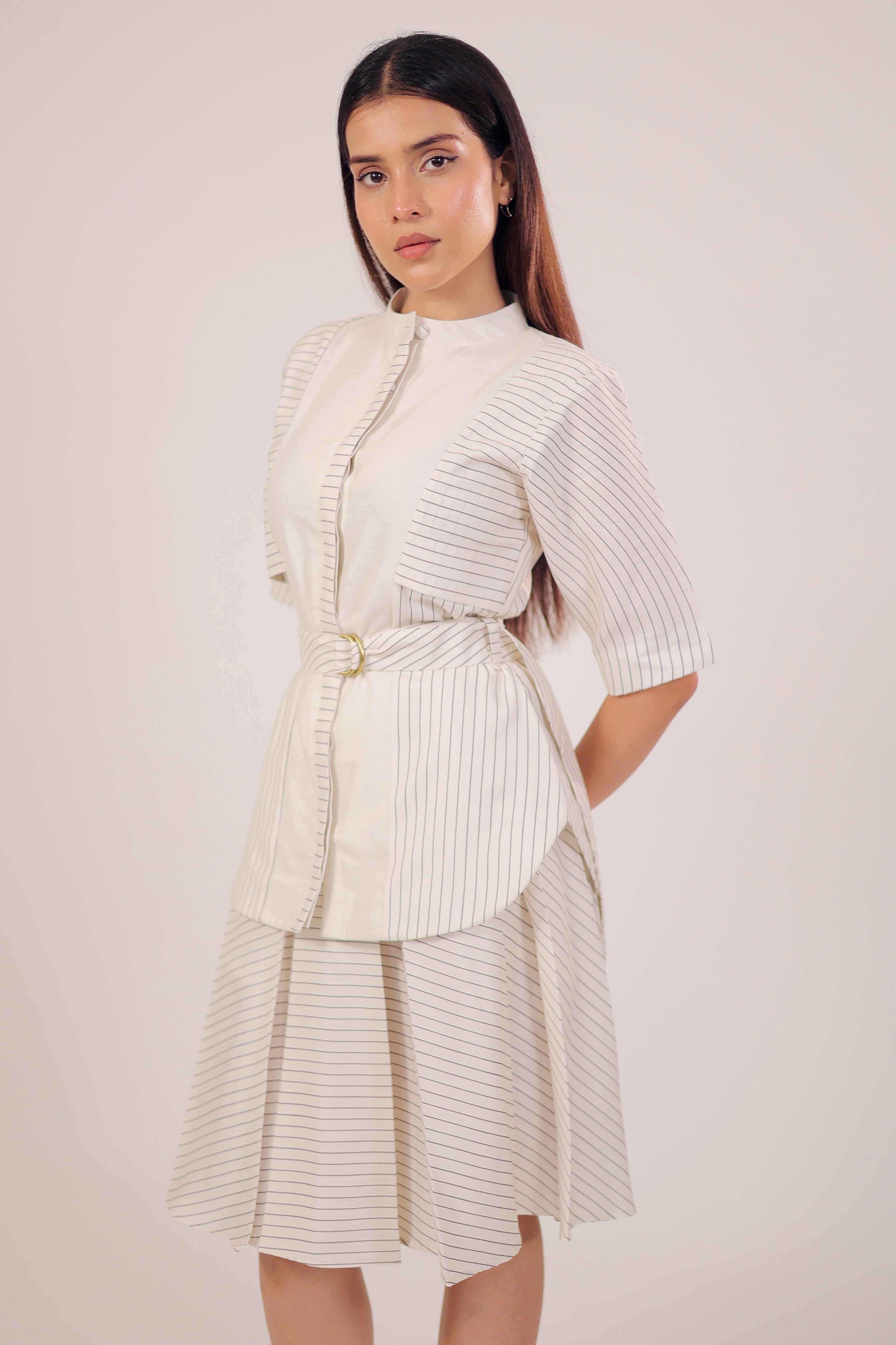 Linear Luxe Skirt Set