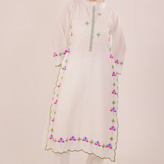 White Harmony Embroidered Kurta Set