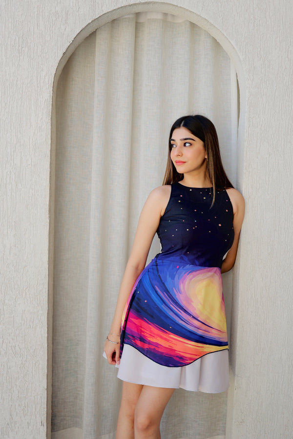 Sunset Galaxy Summer Dress