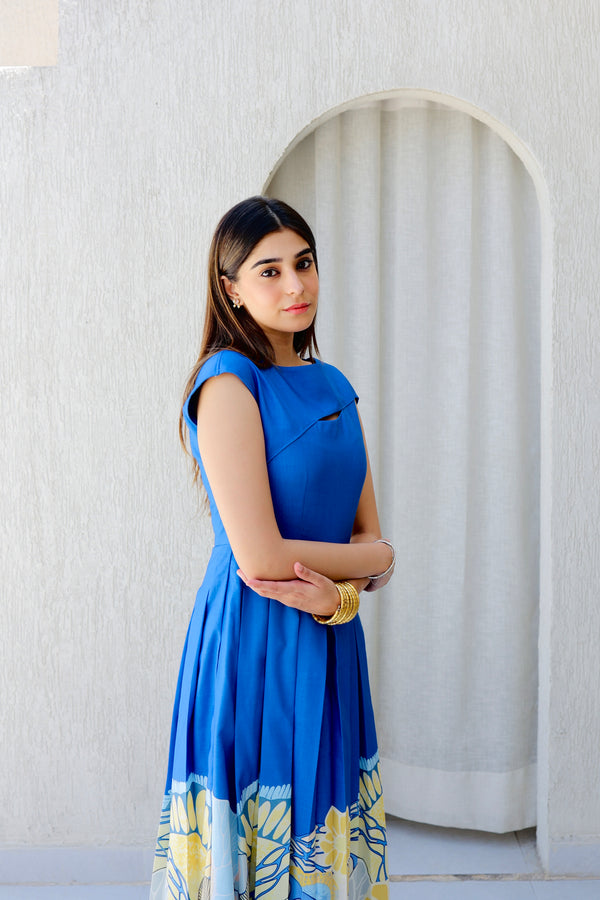 Floral Tide Midi Dress