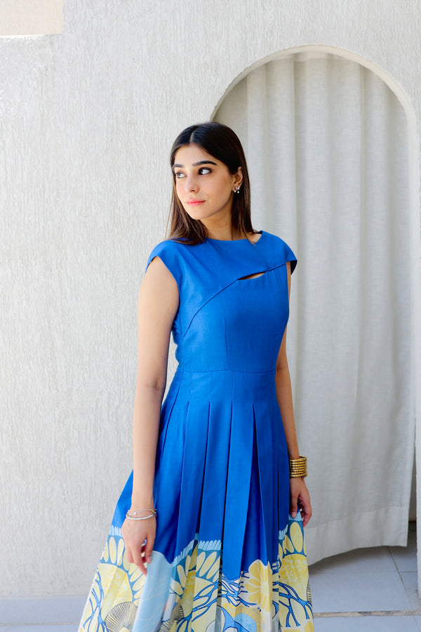 Floral Tide Midi Dress