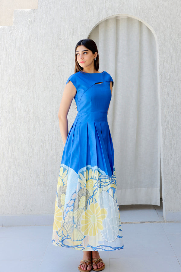 Floral Tide Midi Dress