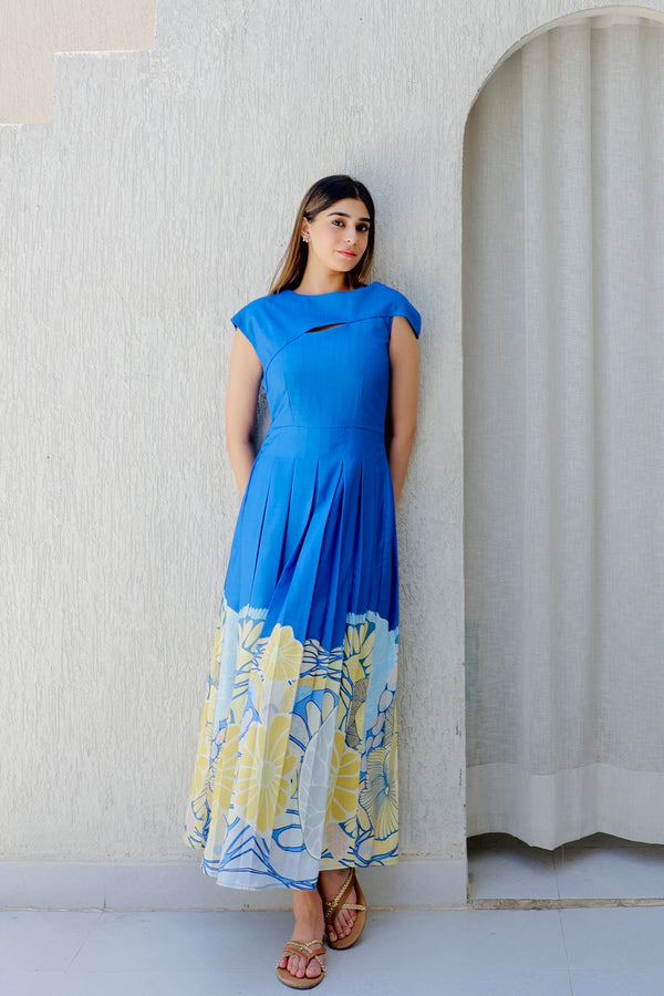 Floral Tide Midi Dress