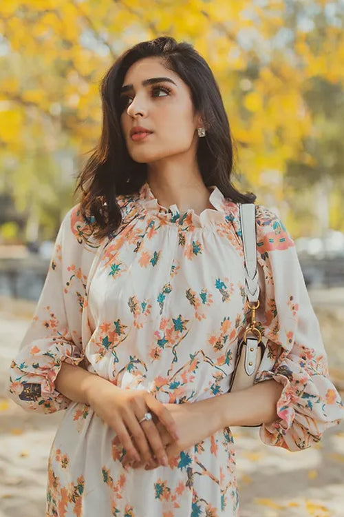 Stacy Pastel Floral Maxi Dress