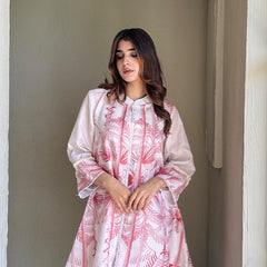 Pastel Pink Pakistani Kurta Set