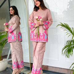 Mocha Rose Kurta Set