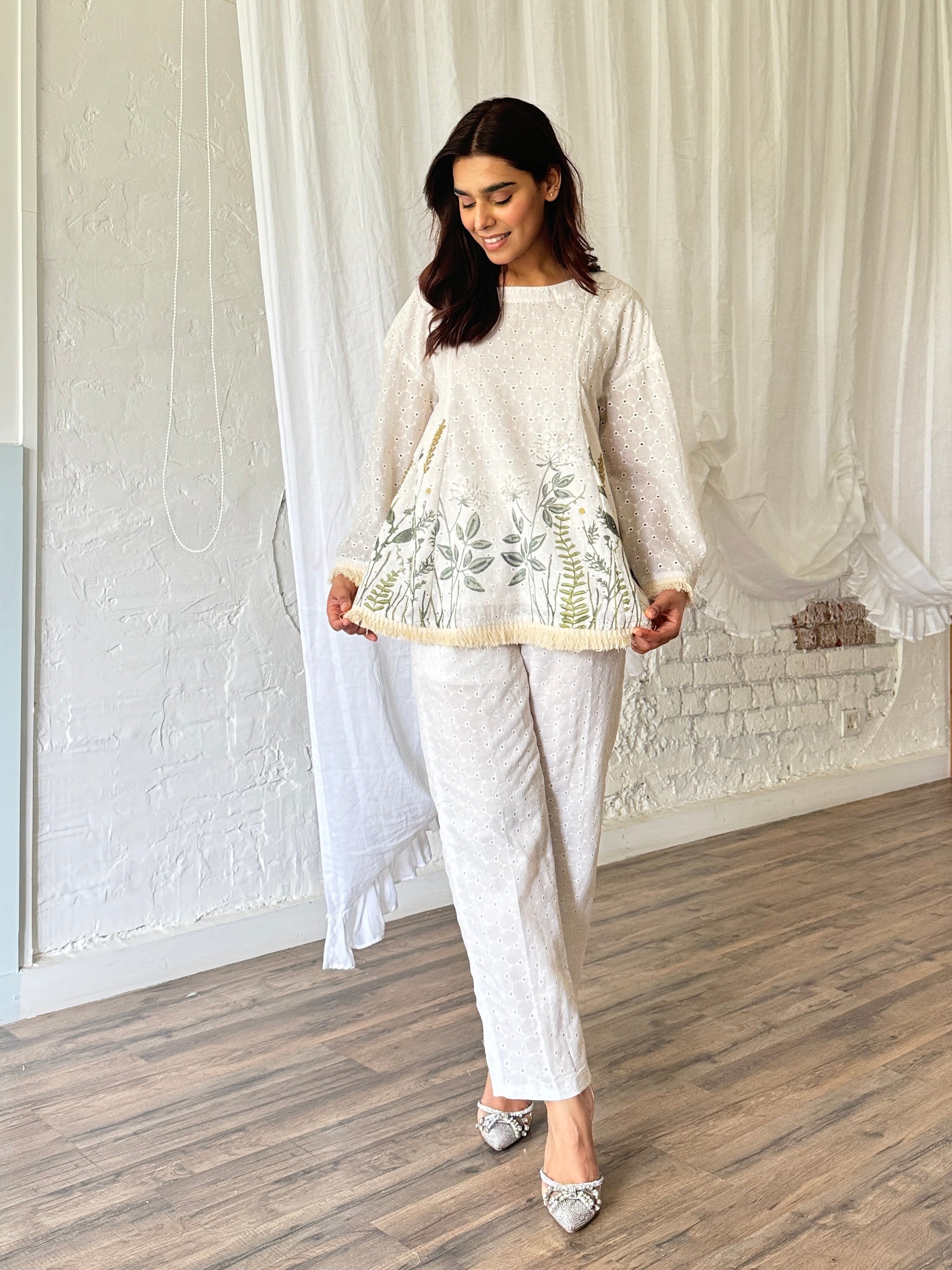Summer Pastel Schiffi Coord Set